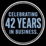 Celebrating 42 yrs in business