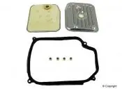 Transmission filter kit with gasket and bolts.