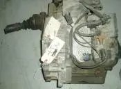 Used car transmission with wiring and label.