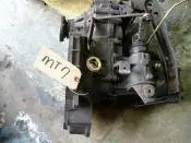 Used car transmission with a tag.