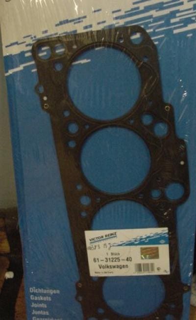 Black cylinder head gasket for Volkswagen.