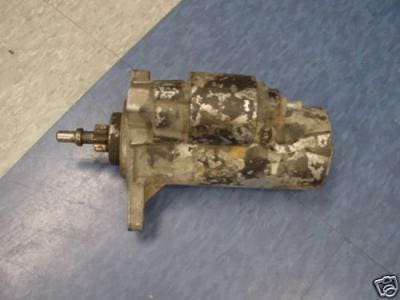 Used car starter motor component.