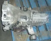 Used car transmission with wiring harness.