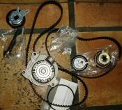 Water pump and timing belt kit.