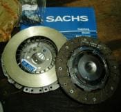 Sachs clutch kit with pressure plate and disc.